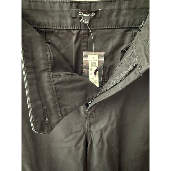 Madewell Jet Black The Barrel-Leg‎ Utility Pant in Garment-Dyed Twill Size 2 - Picture 12 of 12